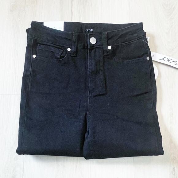 NEW Joes Jeans The Charlie High Rise Skinny Ankle Black Girls Size 10 - Picture 2 of 4